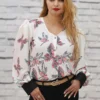 Butterfly Bliss Crepe Top – Nine2Five