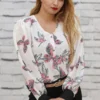 Butterfly Bliss Crepe Top – Nine2Five