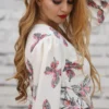 Butterfly Bliss Crepe Top – Nine2Five