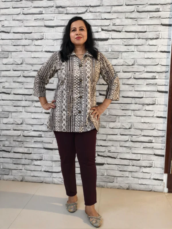 Bagru Handblock cotton top, Nine2five