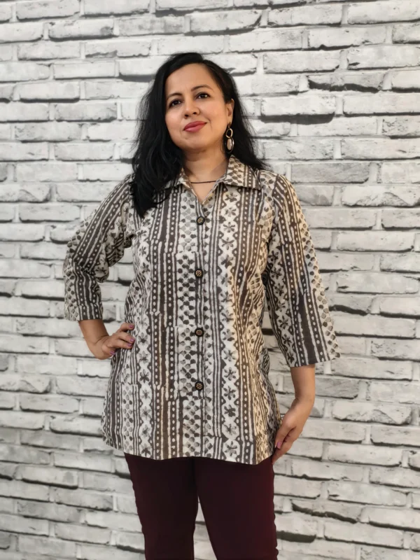 Bagru Handblock cotton top, Nine2five