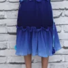 Blue Ombre Tiered Dress for Girls