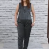 Charcoal Grey Co-ord Set in Woolen Feel Fabric – Nine2Five