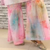 Pastel Dream Cotton Garara Co-ord Set with Bead Detailing