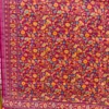 Rani Pink Multicolor Floral & Paisley Print Khadi Silk Dupatta