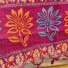 Rani Pink Multicolor Floral & Paisley Print Khadi Silk Dupatta