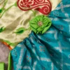 Brocade Festive Dress for Girls (Till Age 3) – Green & Blue | Lined | Nine2Five
