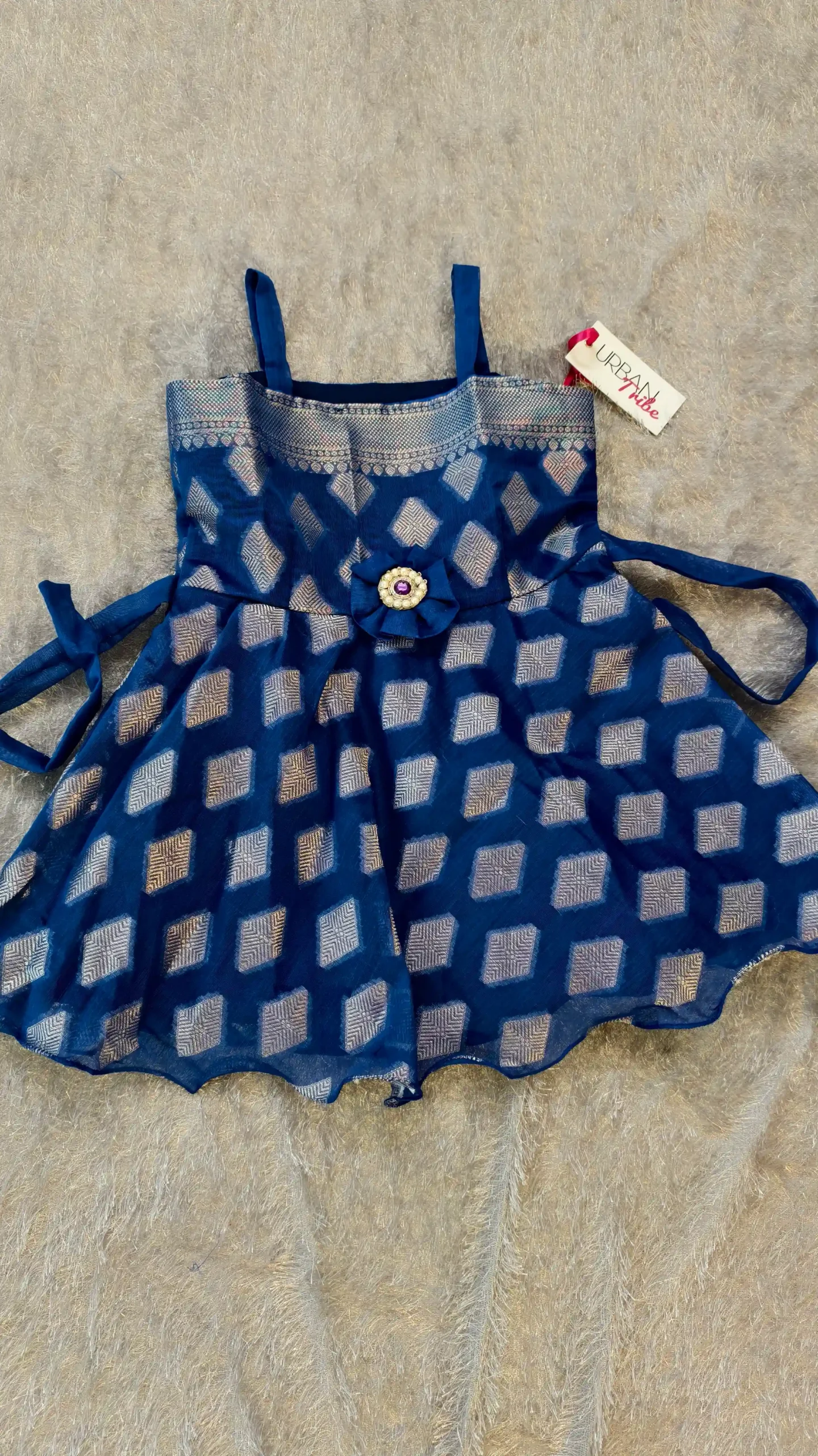 Charming Blue Frock for Kids – Soft, Stylish & Comfortable
