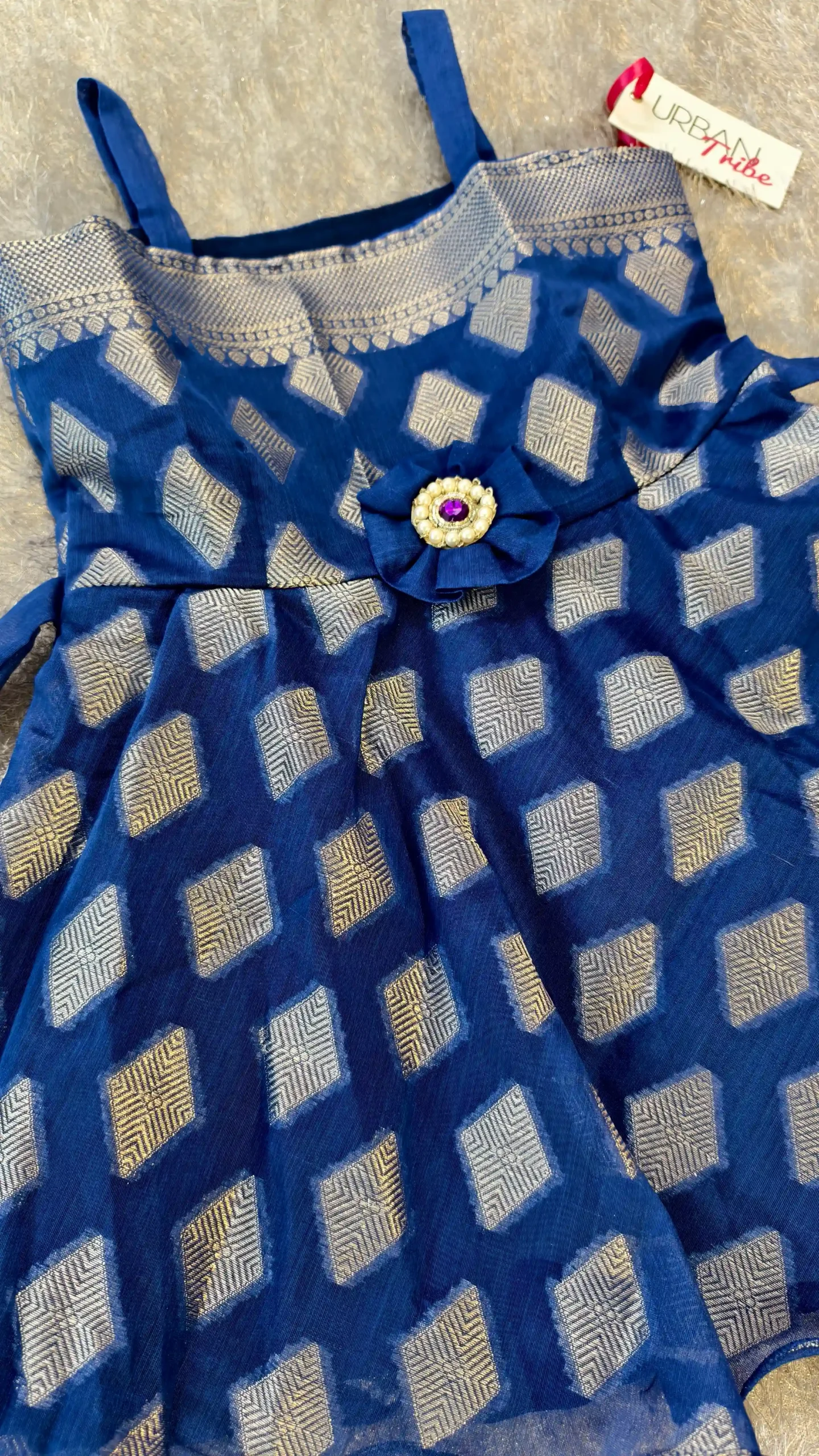 Charming Blue Frock for Kids – Soft, Stylish & Comfortable