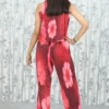 Bold Floral Digital Print Co-ord Set in Wrinkled Fabric