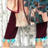Elegant Digital Print Muslin Suit Set – 3 Piece