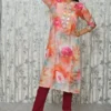 Floral Digital Print Kurti with Maroon Rayon Pants – Kaudi Detailing