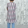 Boys' Ikat Cotton Kurta – Pink & Grey