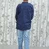 Boys' Denim Button-Down Jacket – Indigo Blue