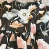 Black Floral Tiered Cotton Frock with Lace – Nine2Five Kids