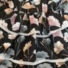 Black Floral Tiered Cotton Frock with Lace – Nine2Five Kids