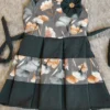Pastel Cotton Frock with Ruffles & Handmade Flower – Nine2Five