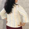 Nine2Five Geometric Print Cotton Top