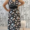 Floral Bloom Embroidered Midi Dress