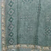 Full-Width Mul Cotton Dupatta with Geometric & Floral Accents
