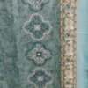 Full-Width Mul Cotton Dupatta with Geometric & Floral Accents