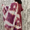Wine Cotton Kurti Pant Set with Shibori Dupatta – Elegant Everyday Ethnic Wear