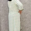 Off-White & Green Cotton Rayon Kurti Pant Set – Nine2Five Plus