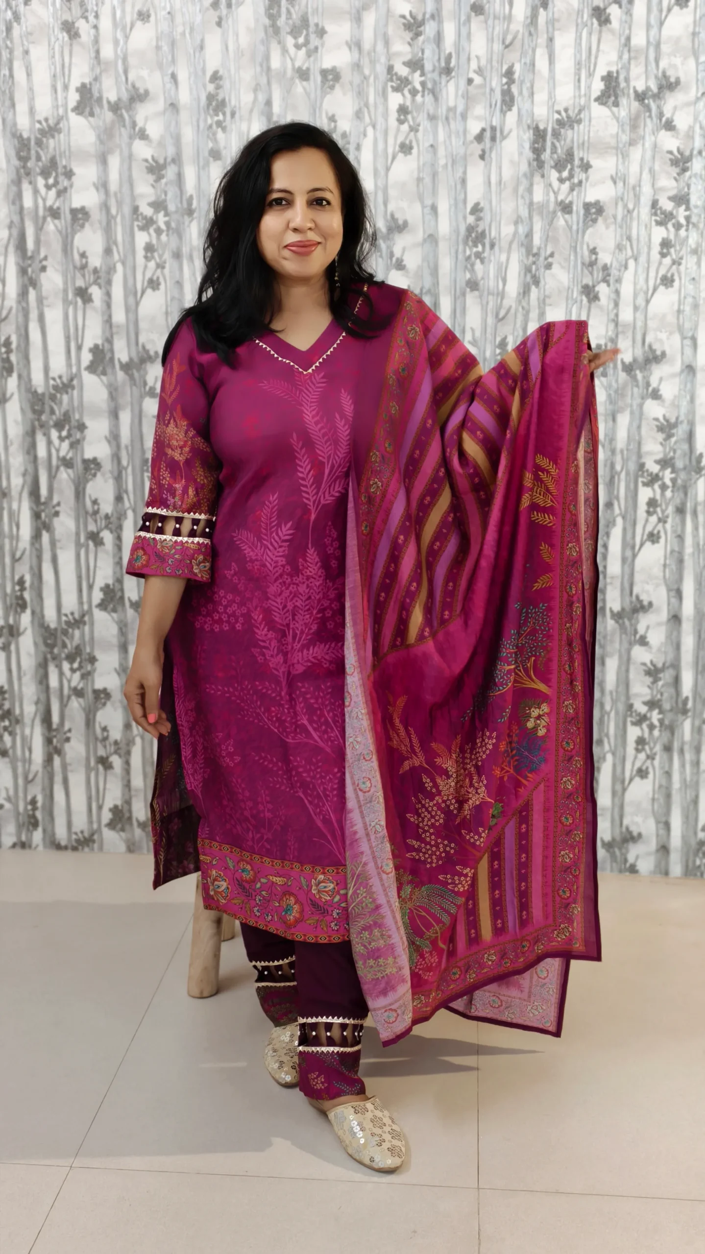 Berry Bloom - Muslin 3-Piece Set