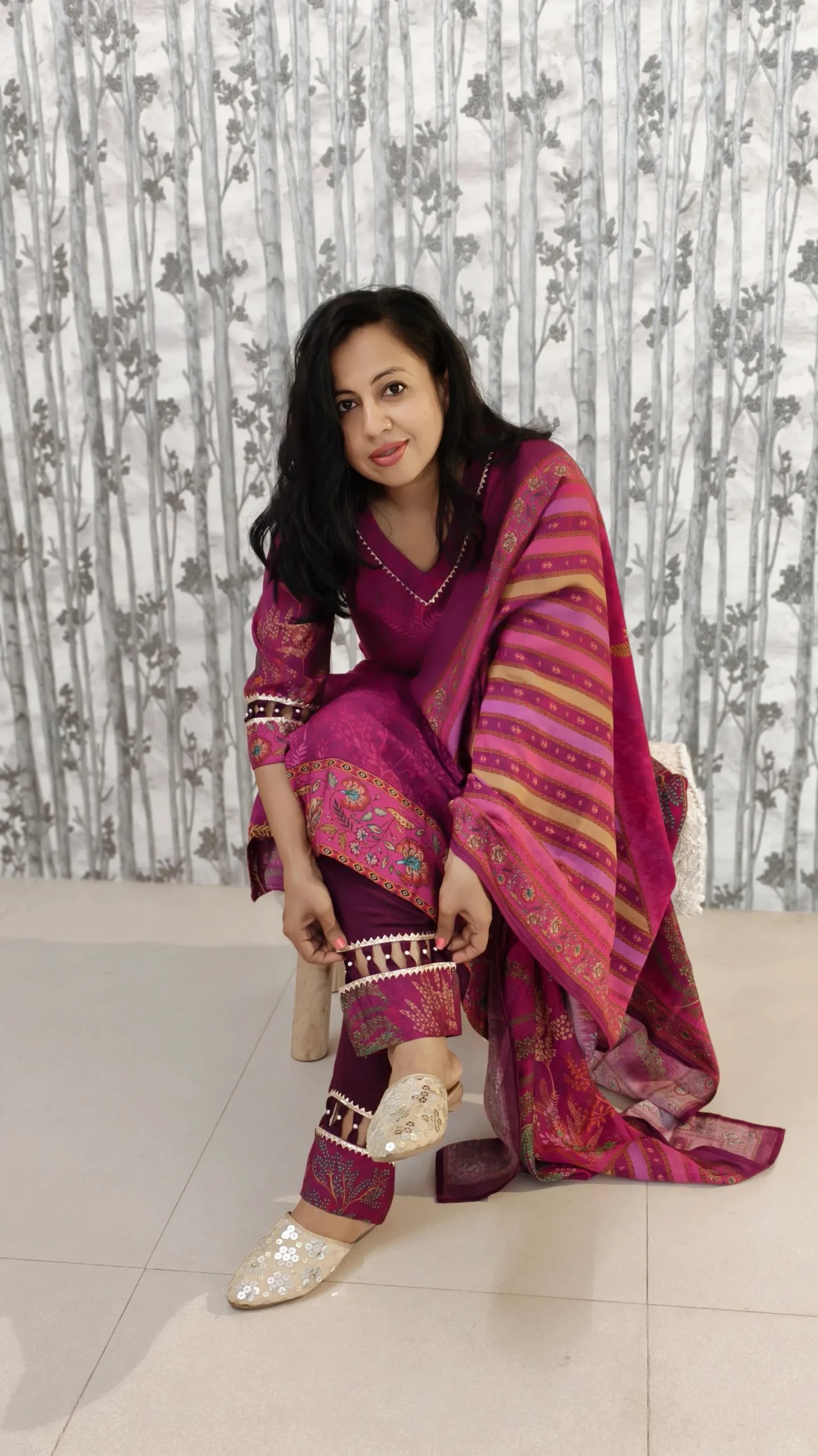 Berry Bloom - Muslin 3-Piece Set