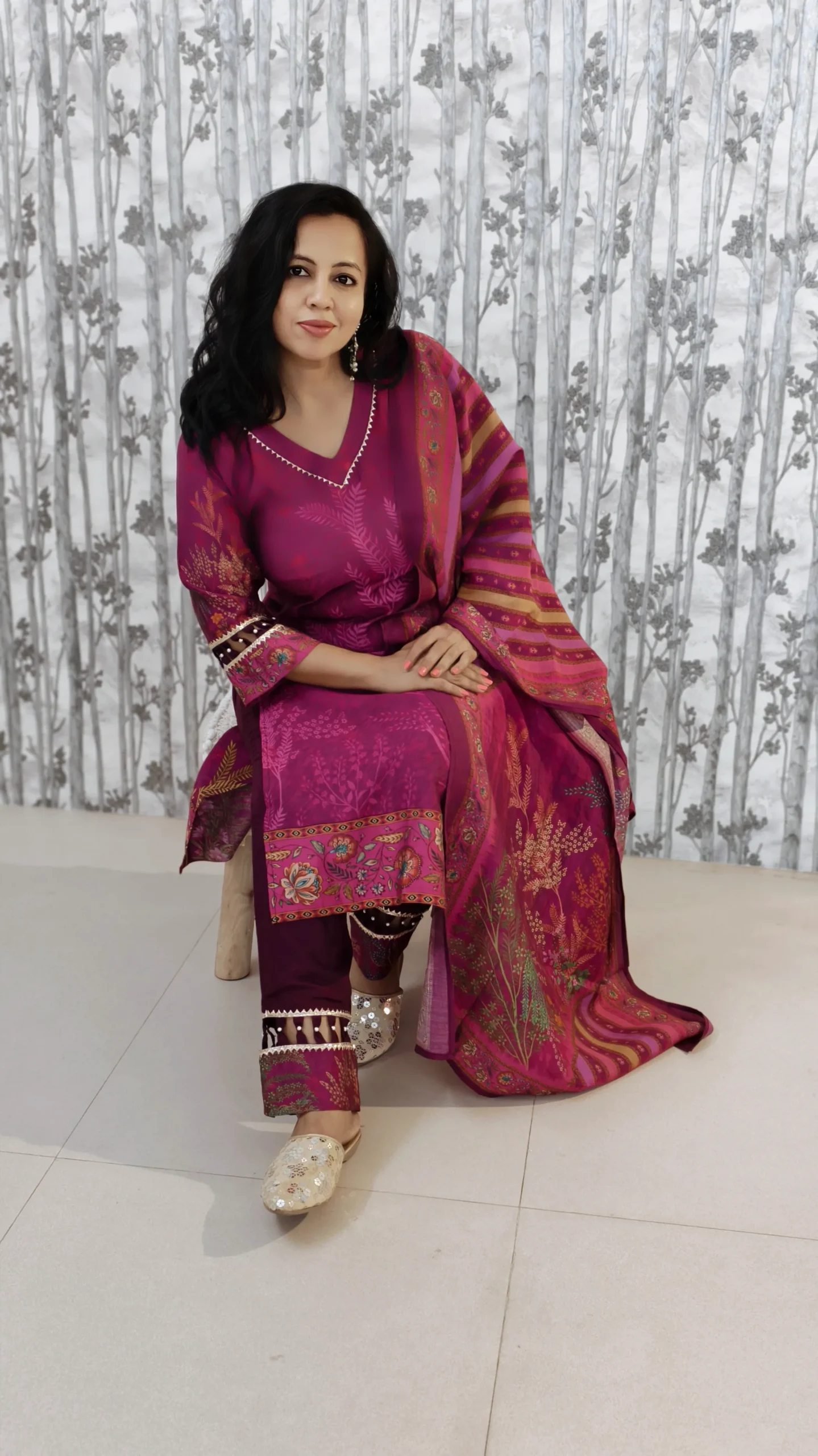 Berry Bloom - Muslin 3-Piece Set