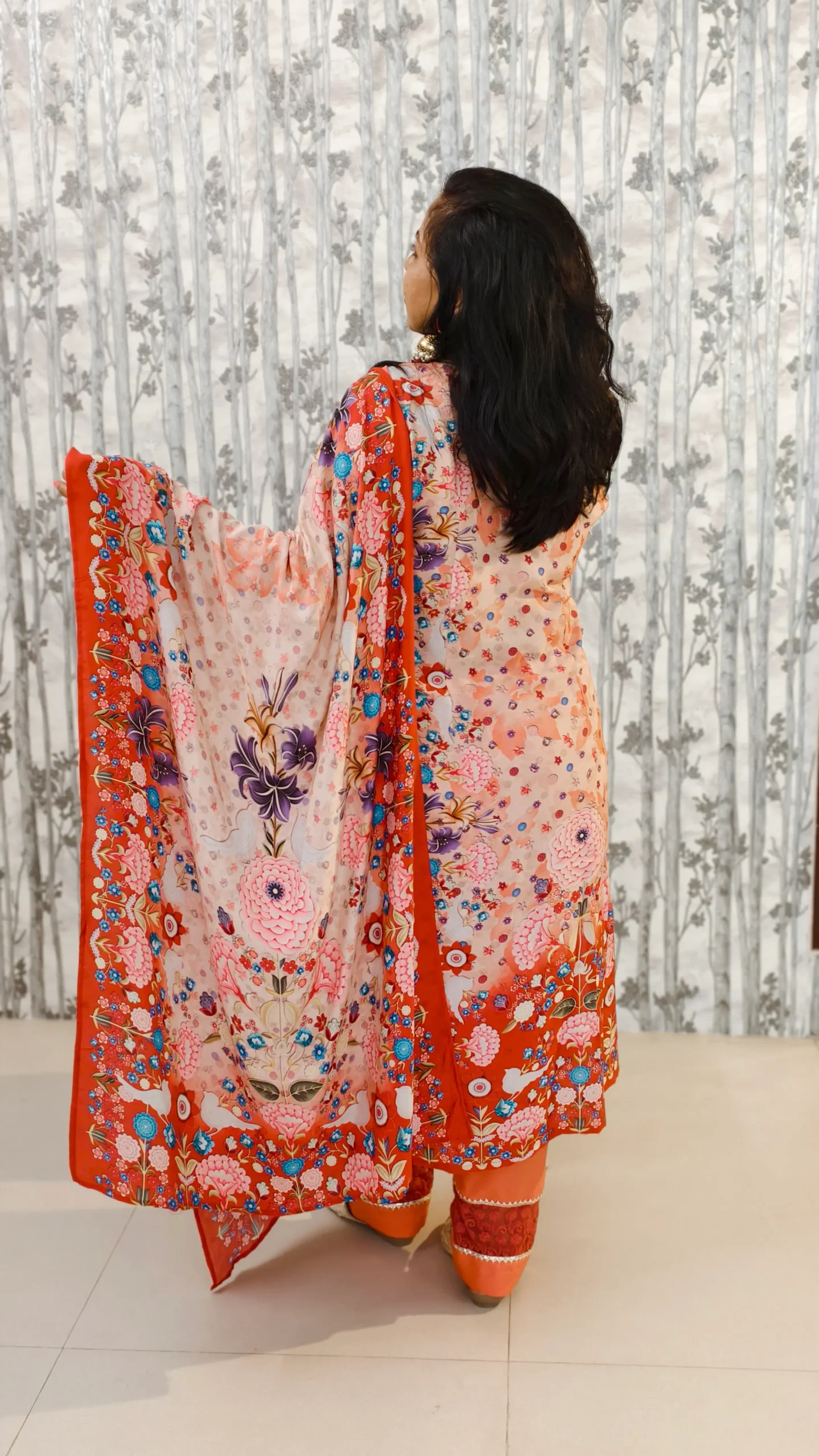 Floral Symphony - Muslin 3-Piece Set