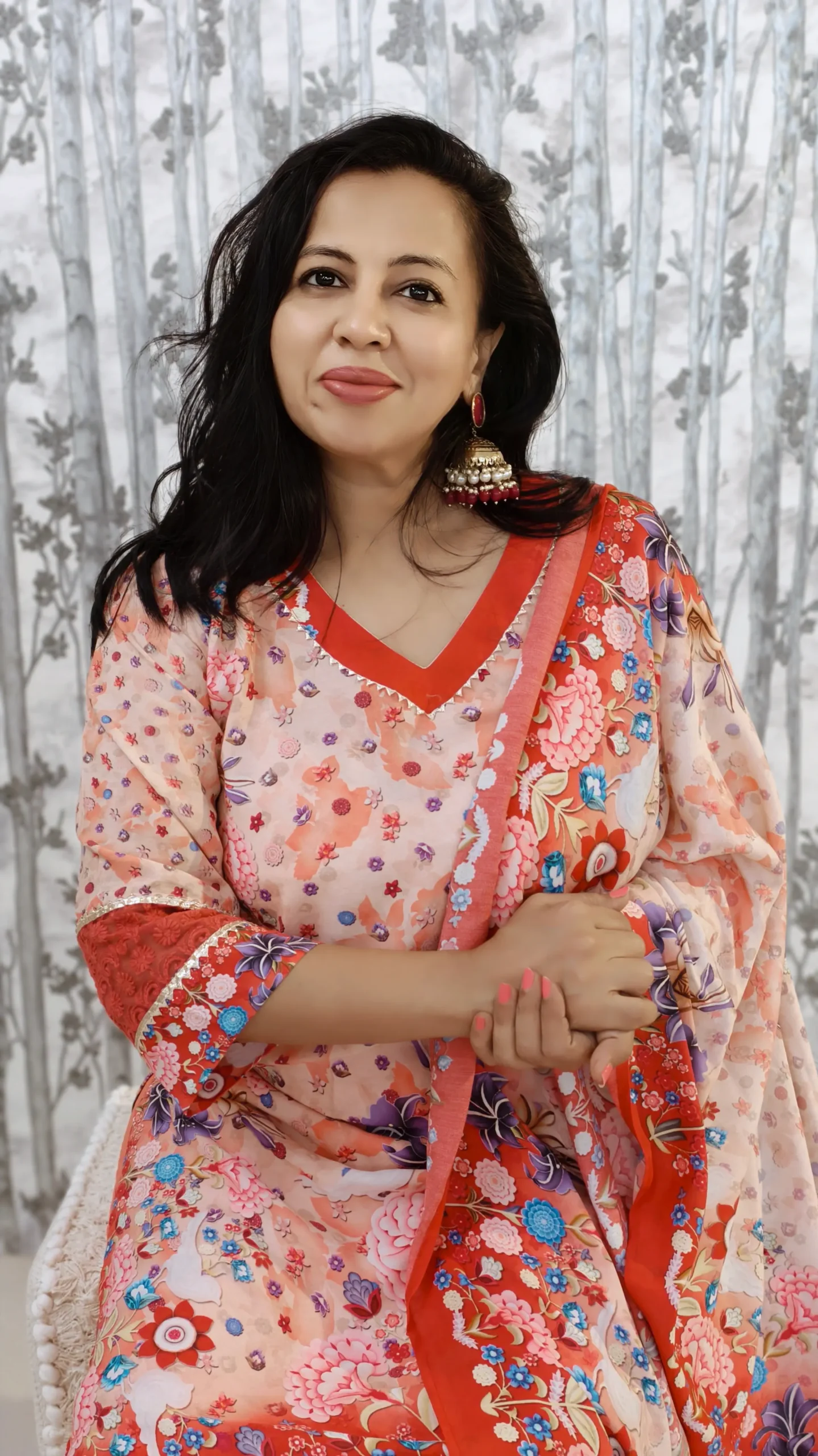 Floral Symphony - Muslin 3-Piece Set