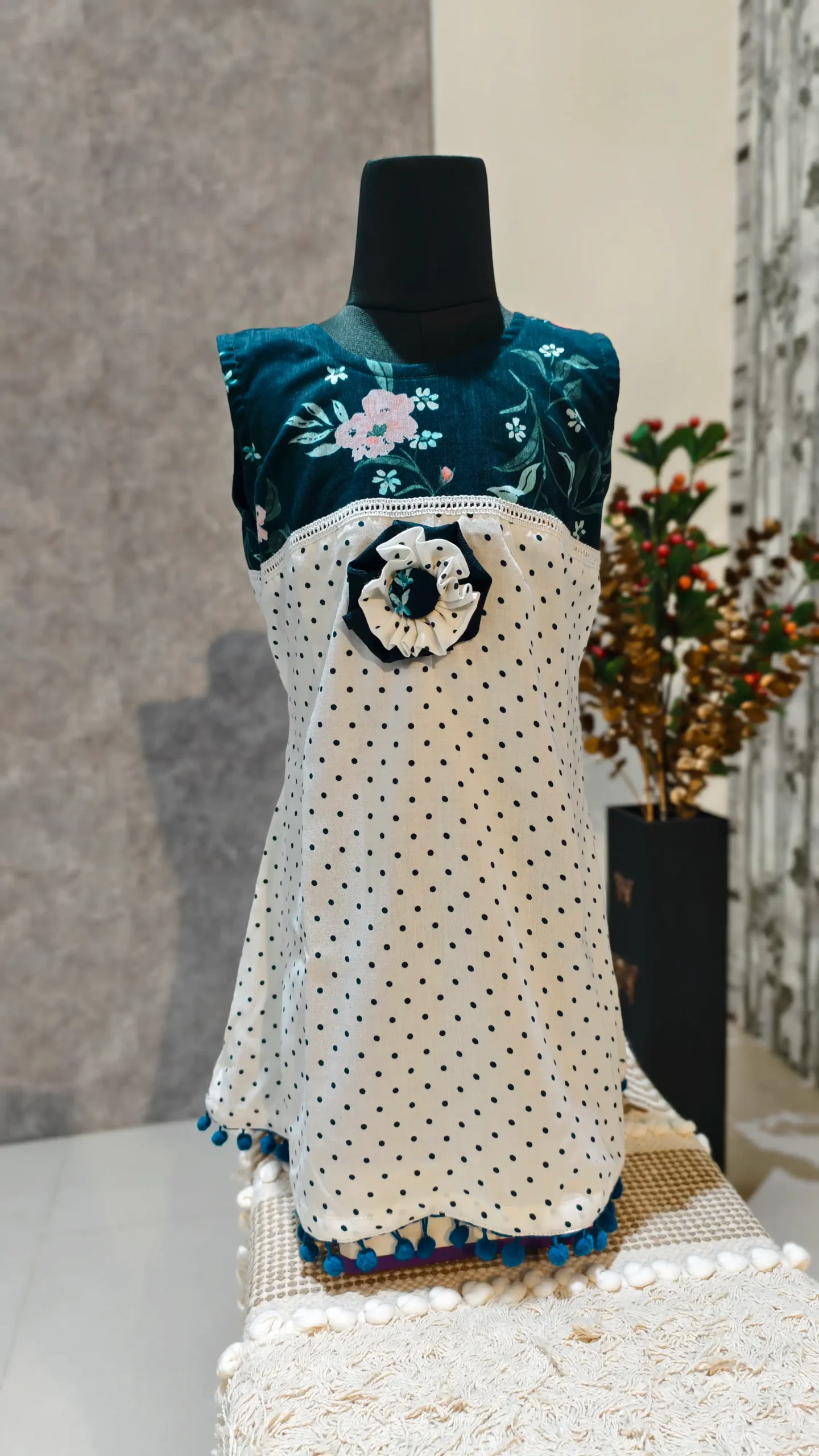 Pure Cotton Daily Wear Dress for Small Kids