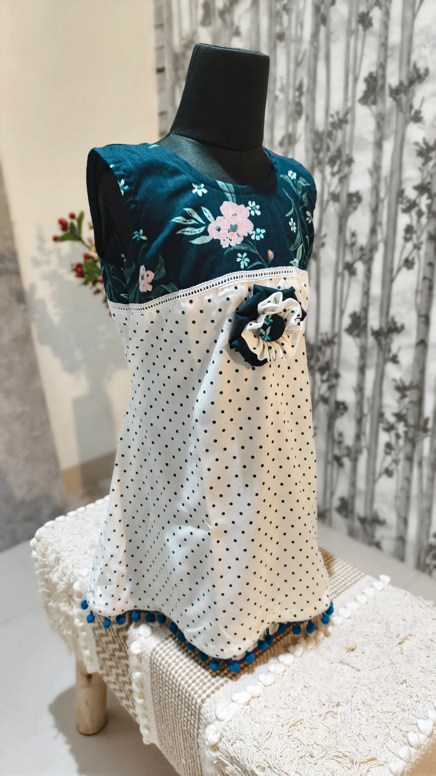Pure Cotton Daily Wear Dress for Small Kids