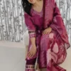 Wine Pink Bloom - Muslin 3-Piece Set