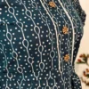 Indigo Handblock Printed Premium Cotton Midi