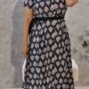 Katha Cotton Printed Midi Dress