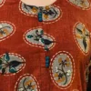 Maroon Rayon Kurti with Front Slit