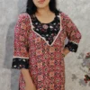 Ajrakh Print Rayon Kurti