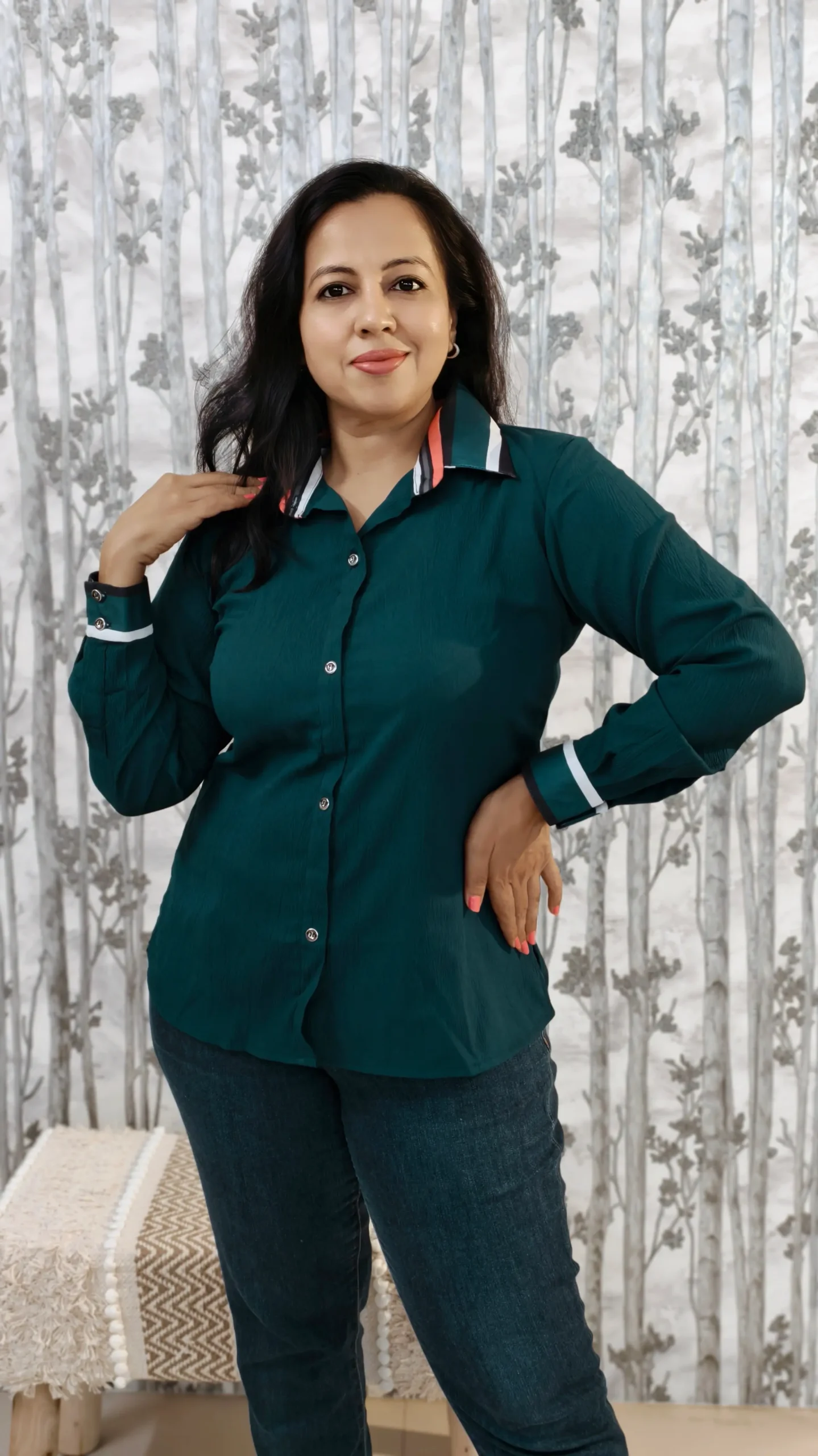 Bottle Green Delta Shirt