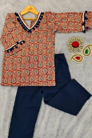 Ajrakh Cotton Kurti
