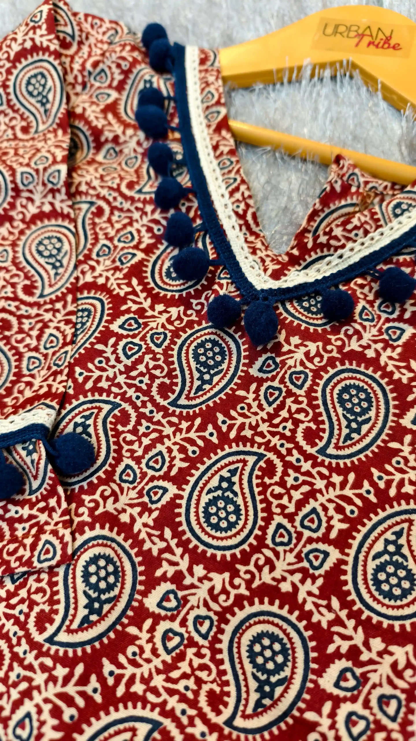 Ajrakh Cotton Kurti