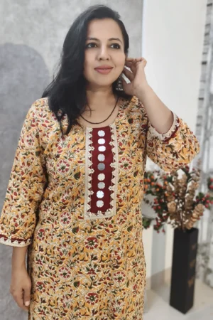 Ajrakh Cotton Kurti