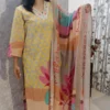 Embroidered Muslin 3-Piece Set