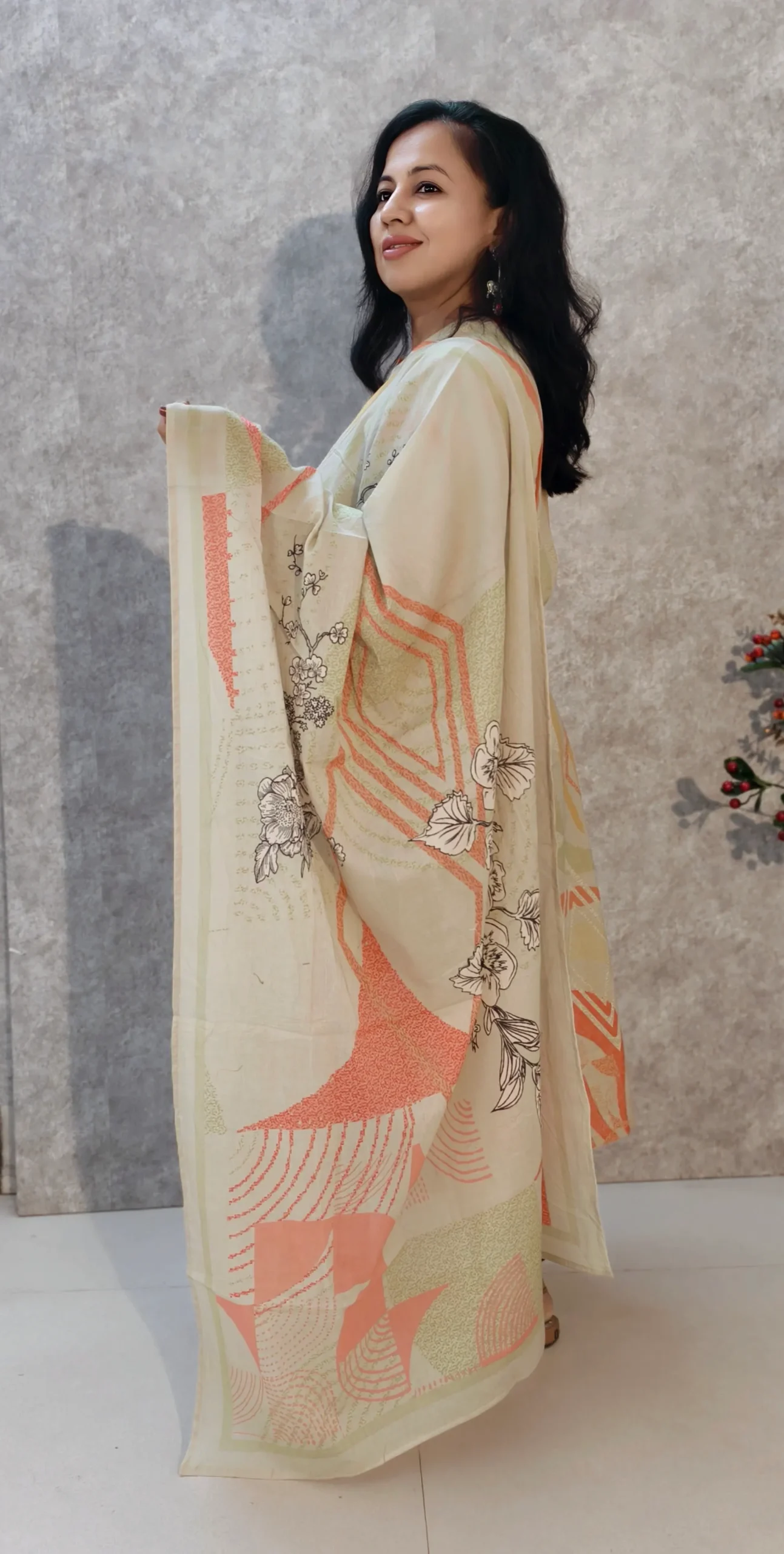 nine2five kurti dupatta set