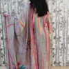 Pastel Striped Muslin Kurti with Dupatta – 2 Piece Set nine2five