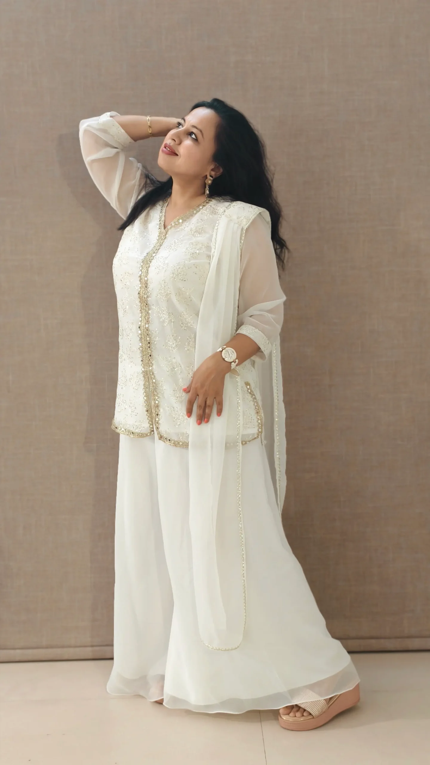 Nine2Five Brand – Elegant Georgette Ensemble