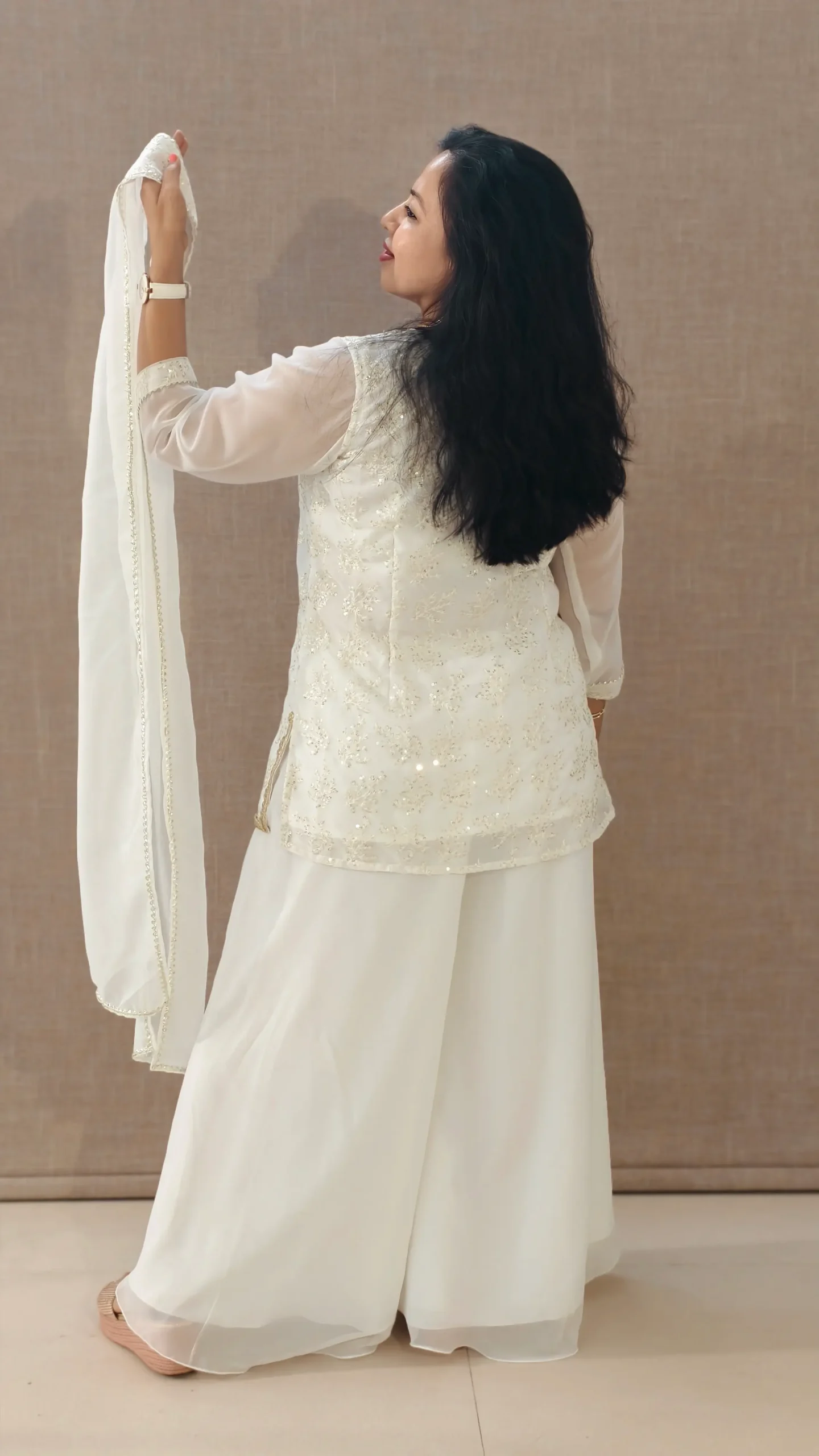 Nine2Five Brand – Elegant Georgette Ensemble