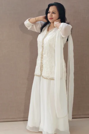 Nine2Five Brand – Elegant Georgette Ensemble