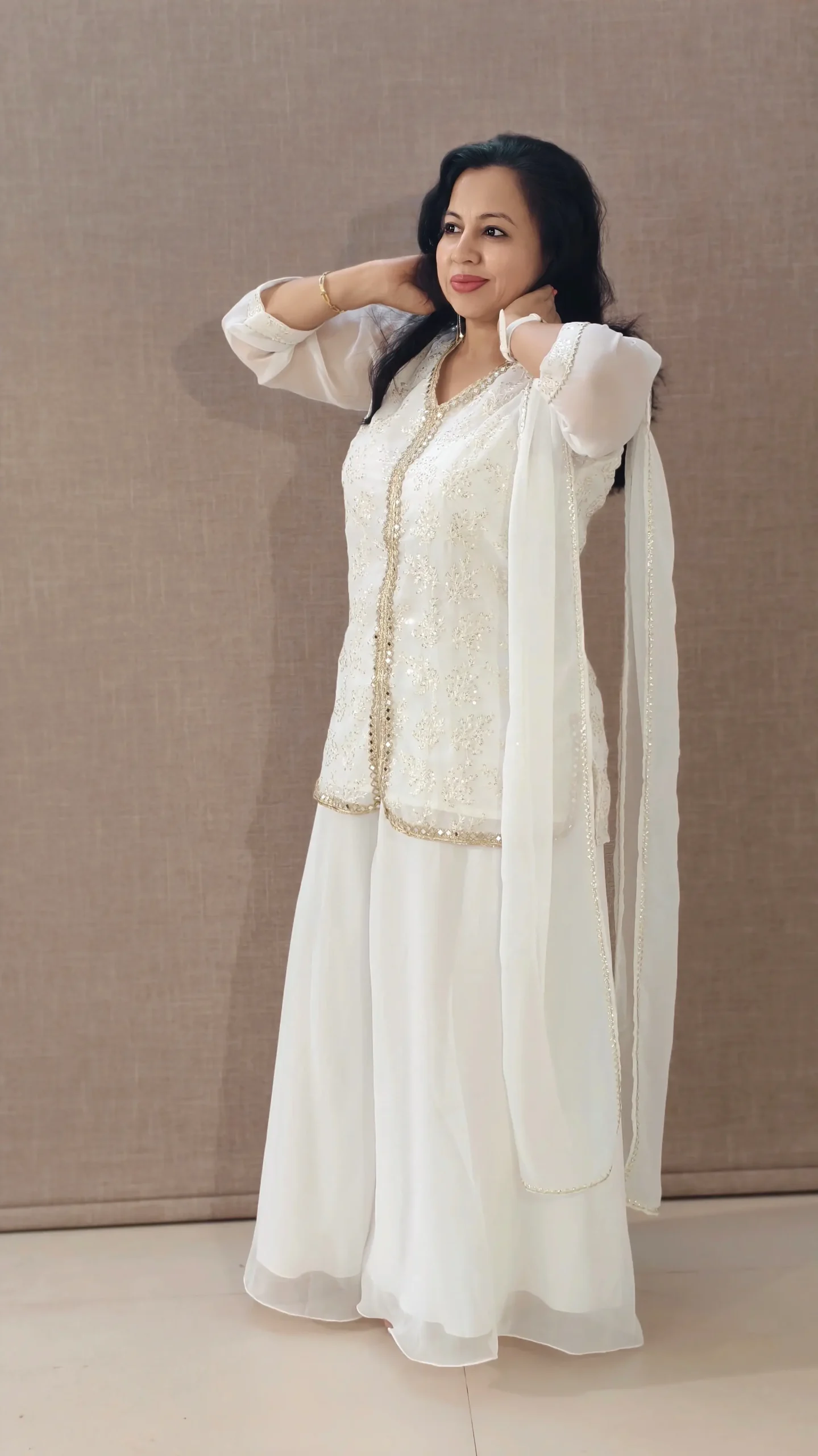 Nine2Five Brand – Elegant Georgette Ensemble